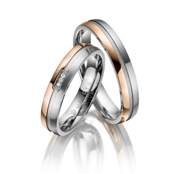 2 Trauringe / Eheringe Titan - Modell TI-14