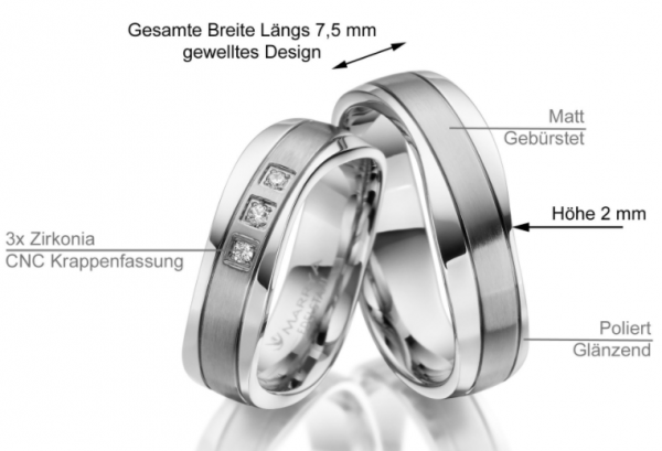 Partnerringe Details ES-18