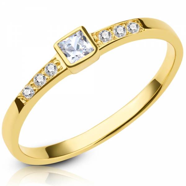 Verlobungsringe aus Gelbgold Hochglanz