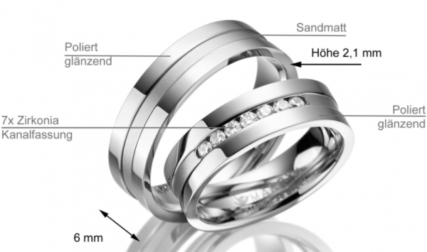 Partnerringe Details ES-08 Details