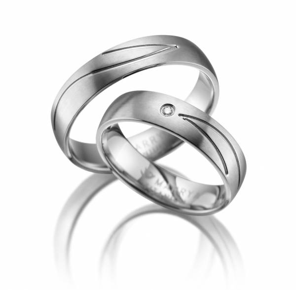2 Trauringe / Eheringe Titan - Modell TI-04