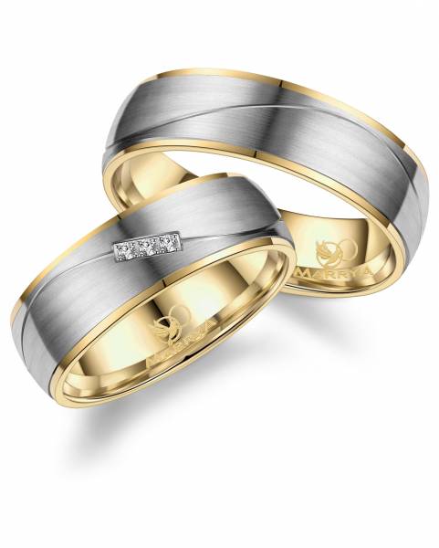 2 Trauringe / Eheringe Titan - Modell TI-05