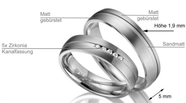 Partnerringe Details ES-07