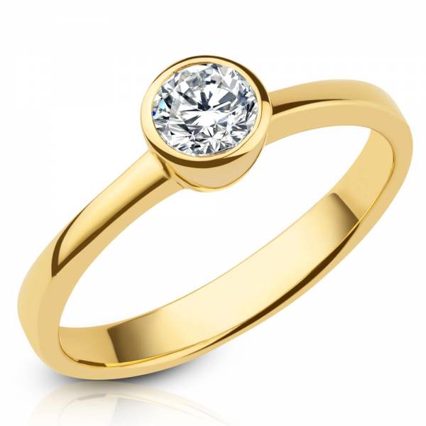 Verlobungsring aus Gelbgold Modell Neuried